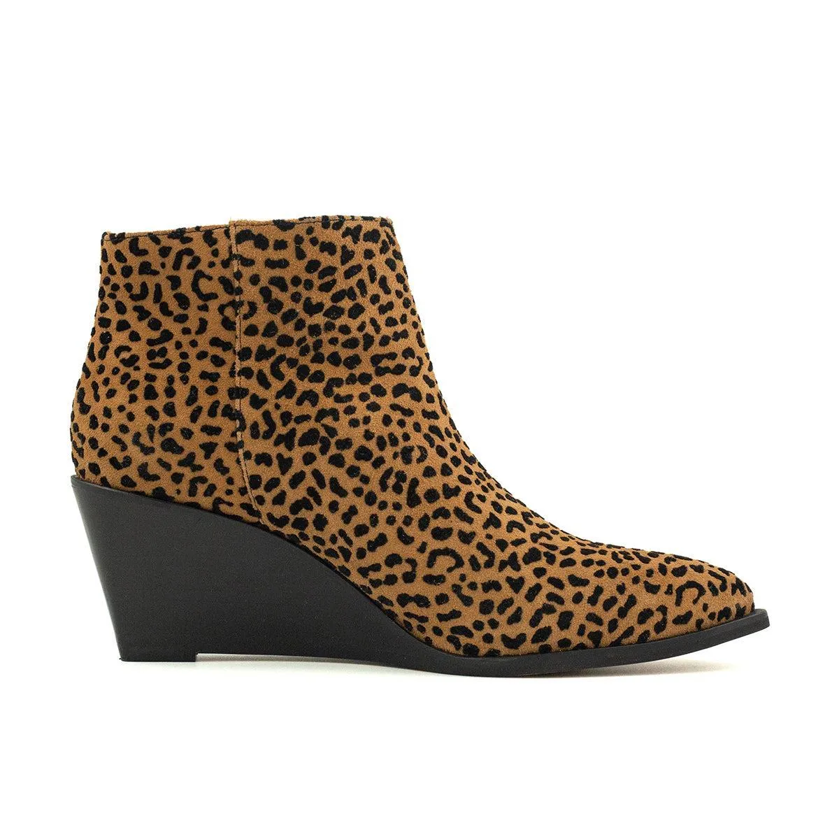 1. State Leopard Print Ankle Boots