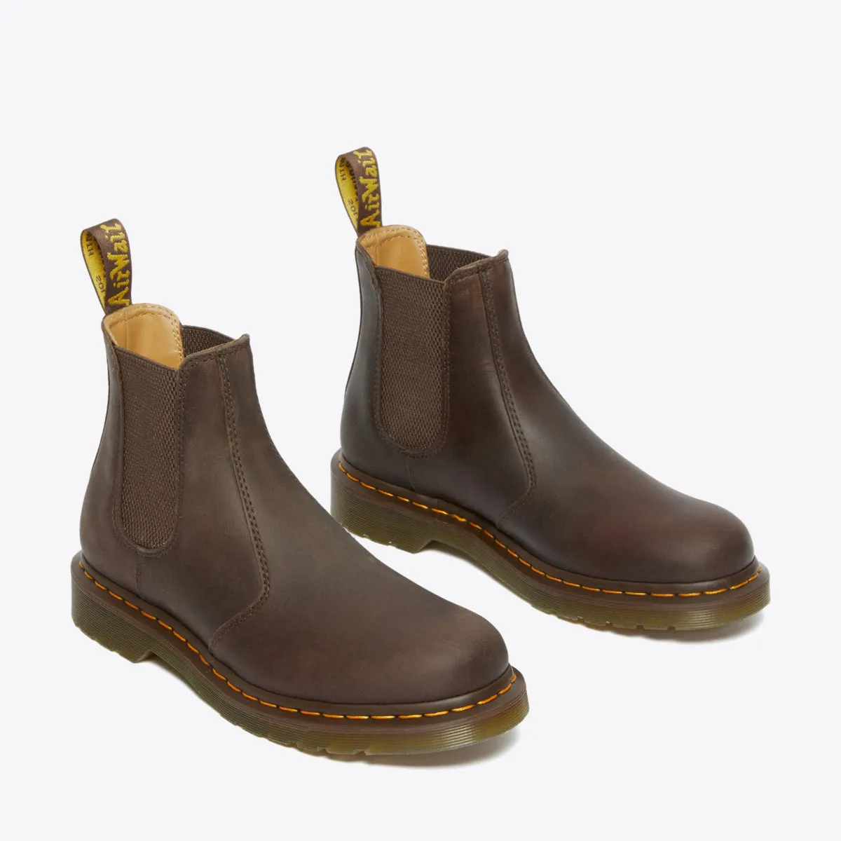 2976 Yellow Stitch Crazy Horse Chelsea Boot