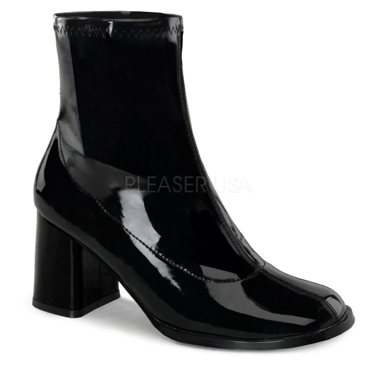 3" Heel GOGO-150 Black