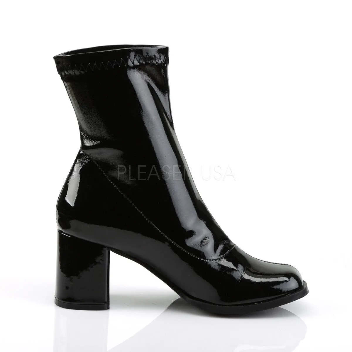 3" Heel GOGO-150 Black