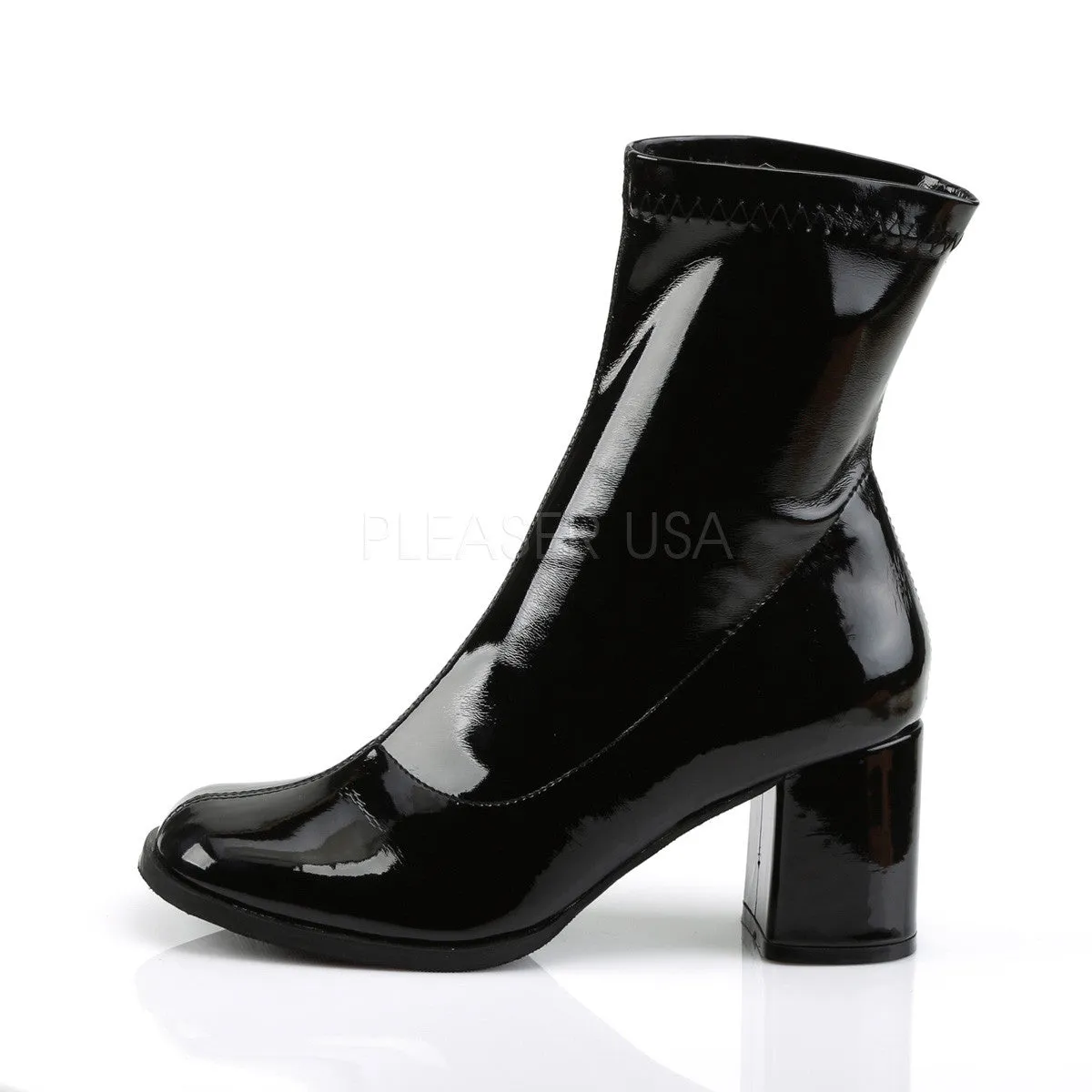 3" Heel GOGO-150 Black