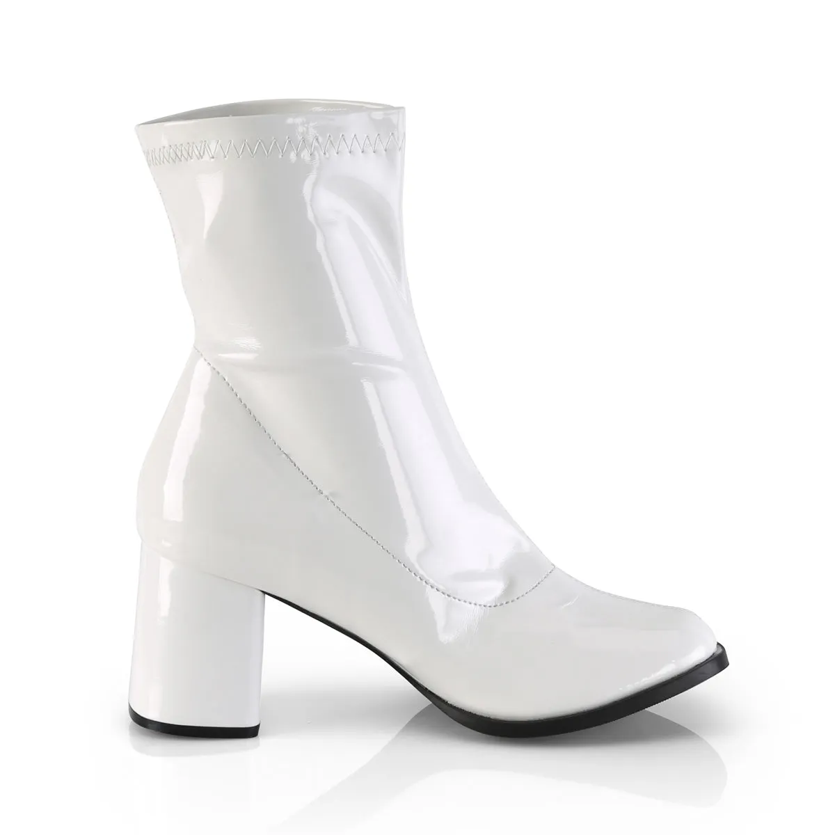 3" Heel GOGO-150 White