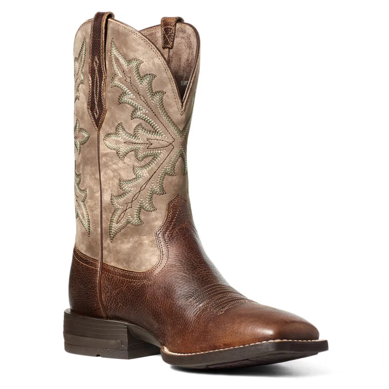 'Ariat' Men's 11" Qualifier Western Square Toe - Wicker