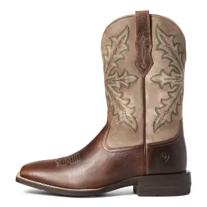 'Ariat' Men's 11" Qualifier Western Square Toe - Wicker