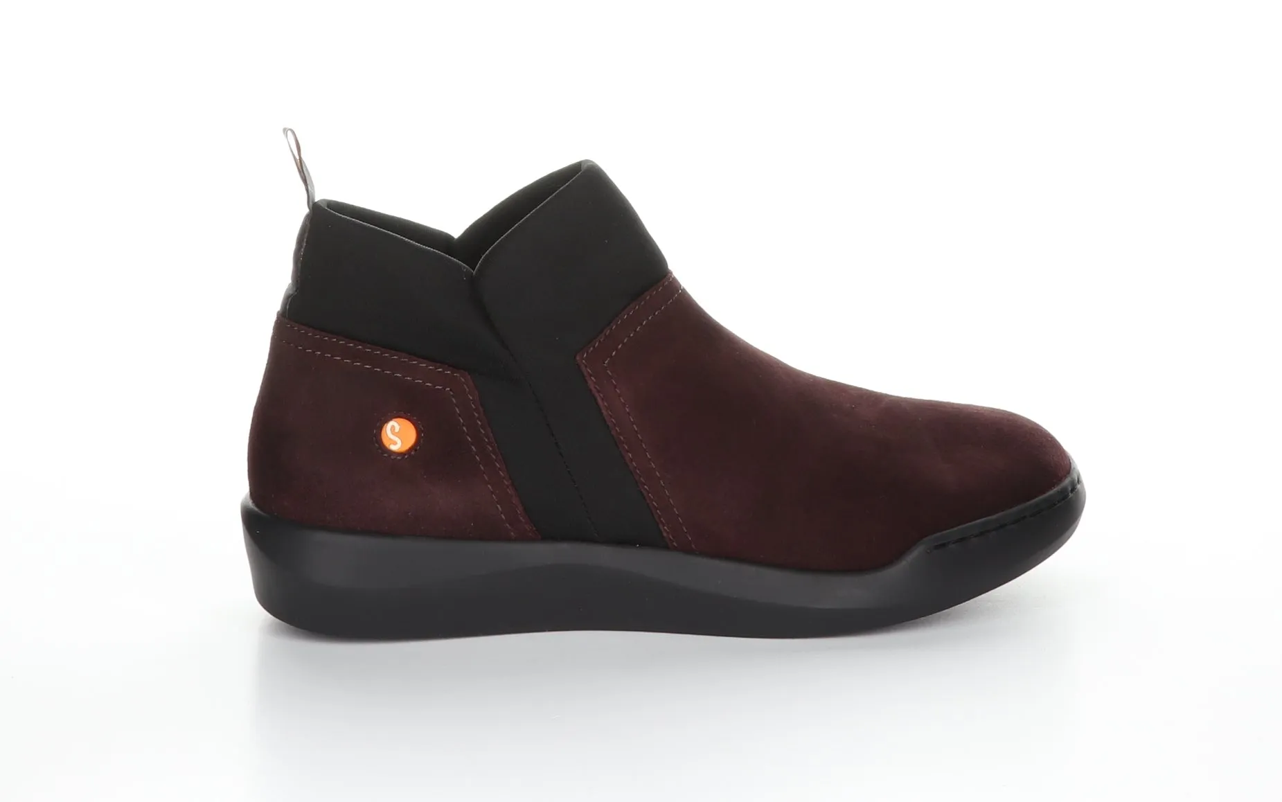 BELU598SOF WINE Elasticated Ankle Boots