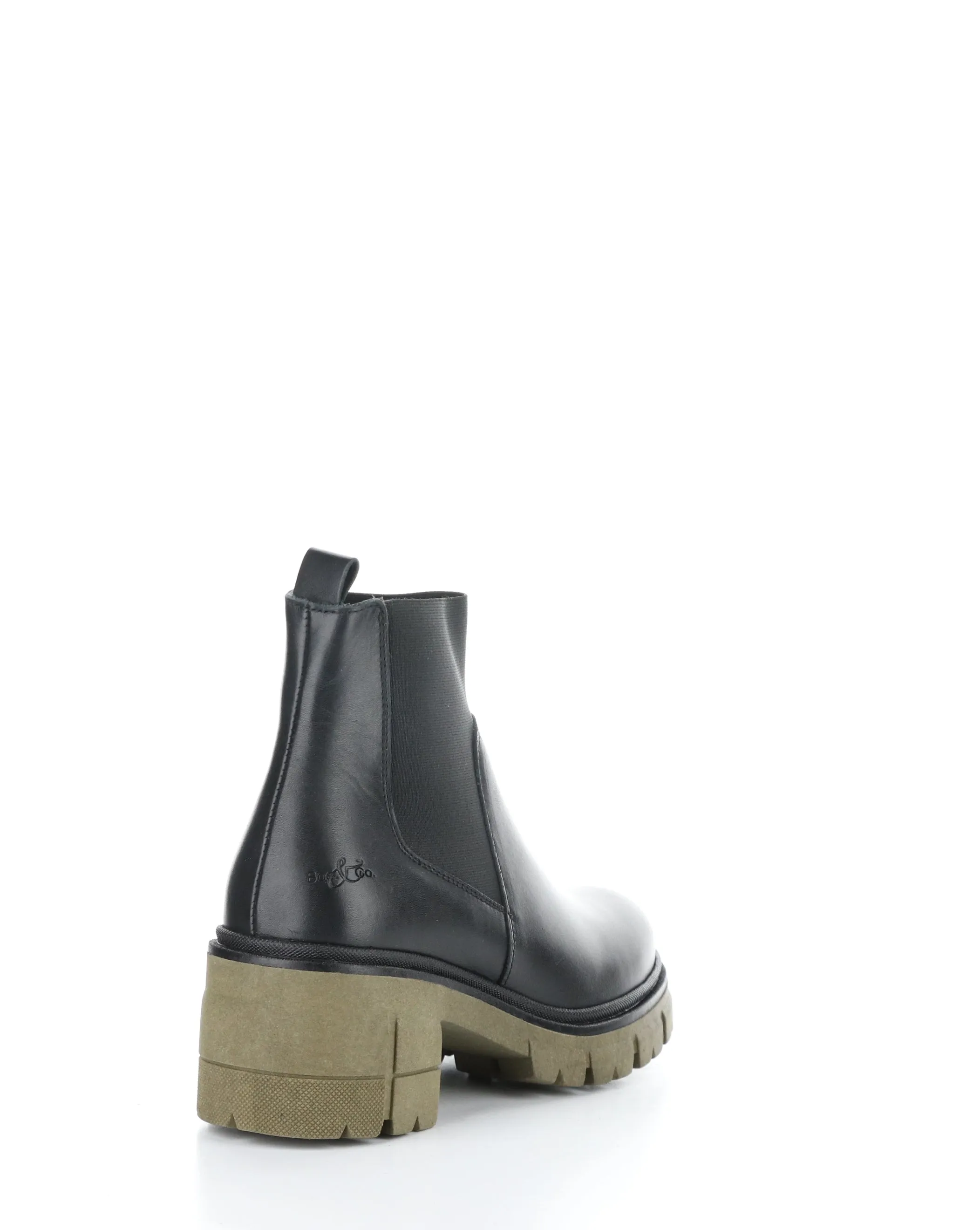 BIANC BLACK/KHAKI Elasticated Boots