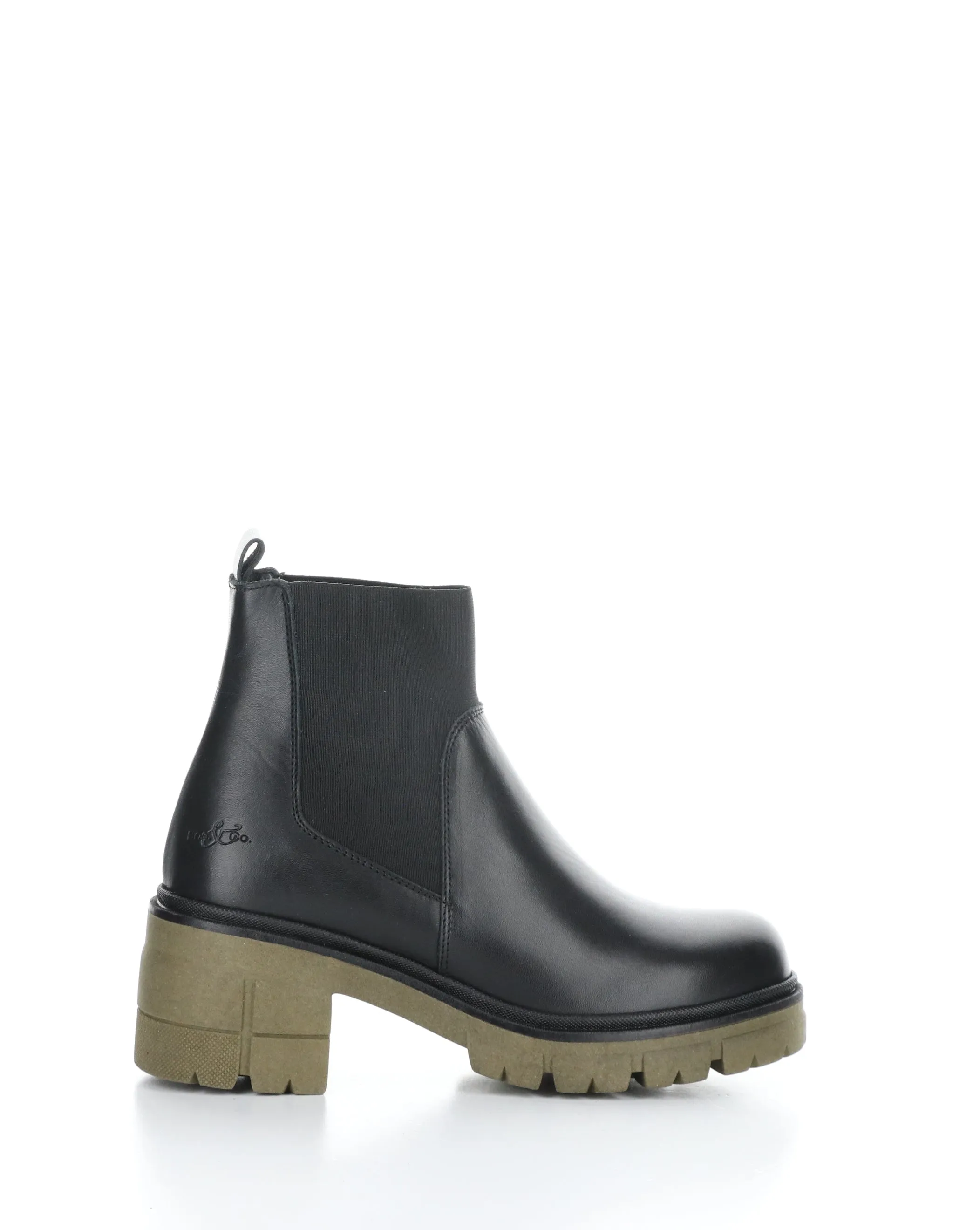 BIANC BLACK/KHAKI Elasticated Boots