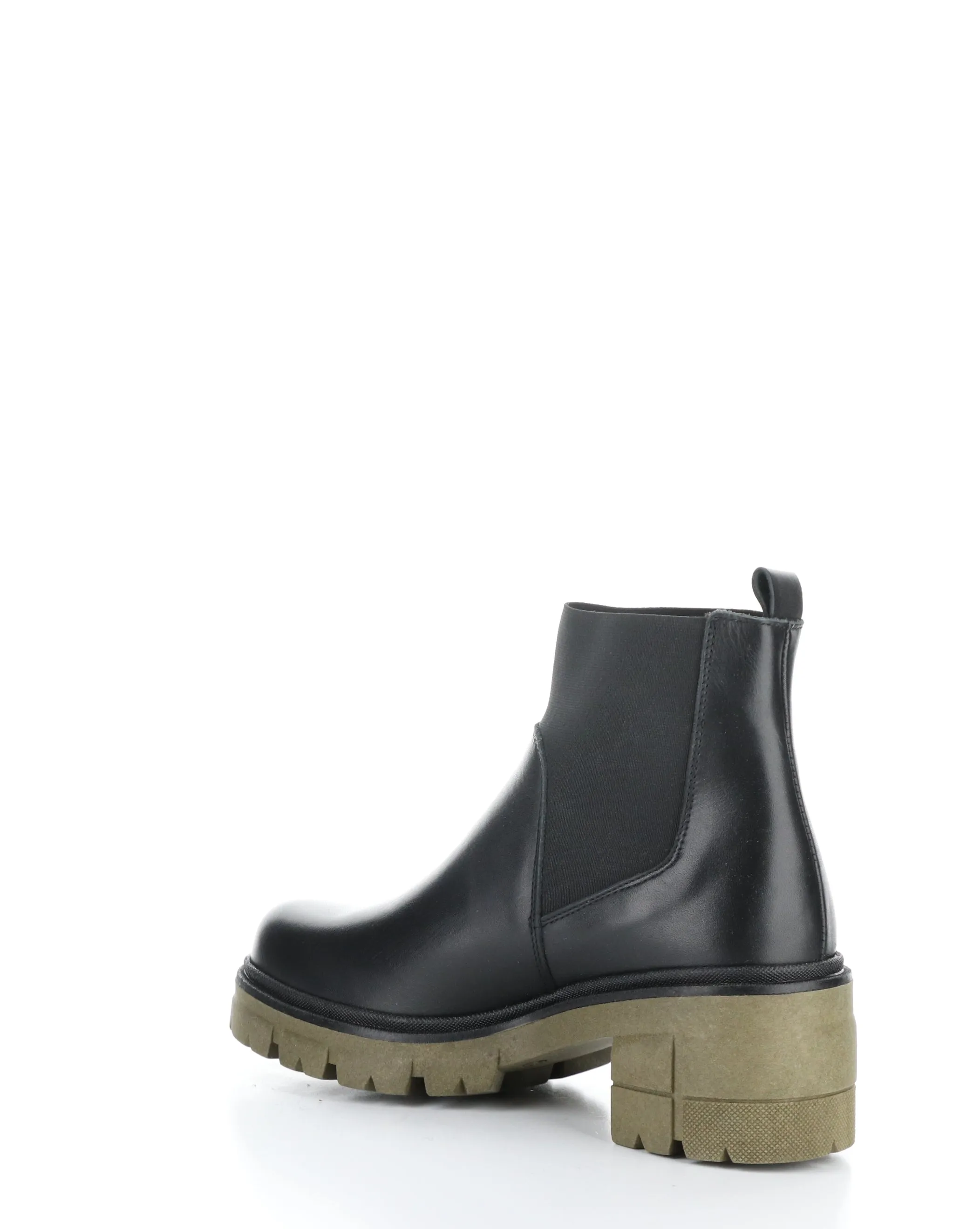 BIANC BLACK/KHAKI Elasticated Boots