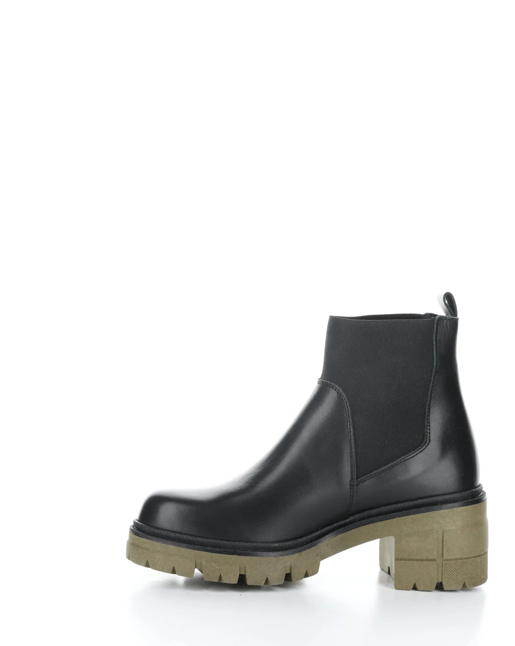 BIANC BLACK/KHAKI Elasticated Boots