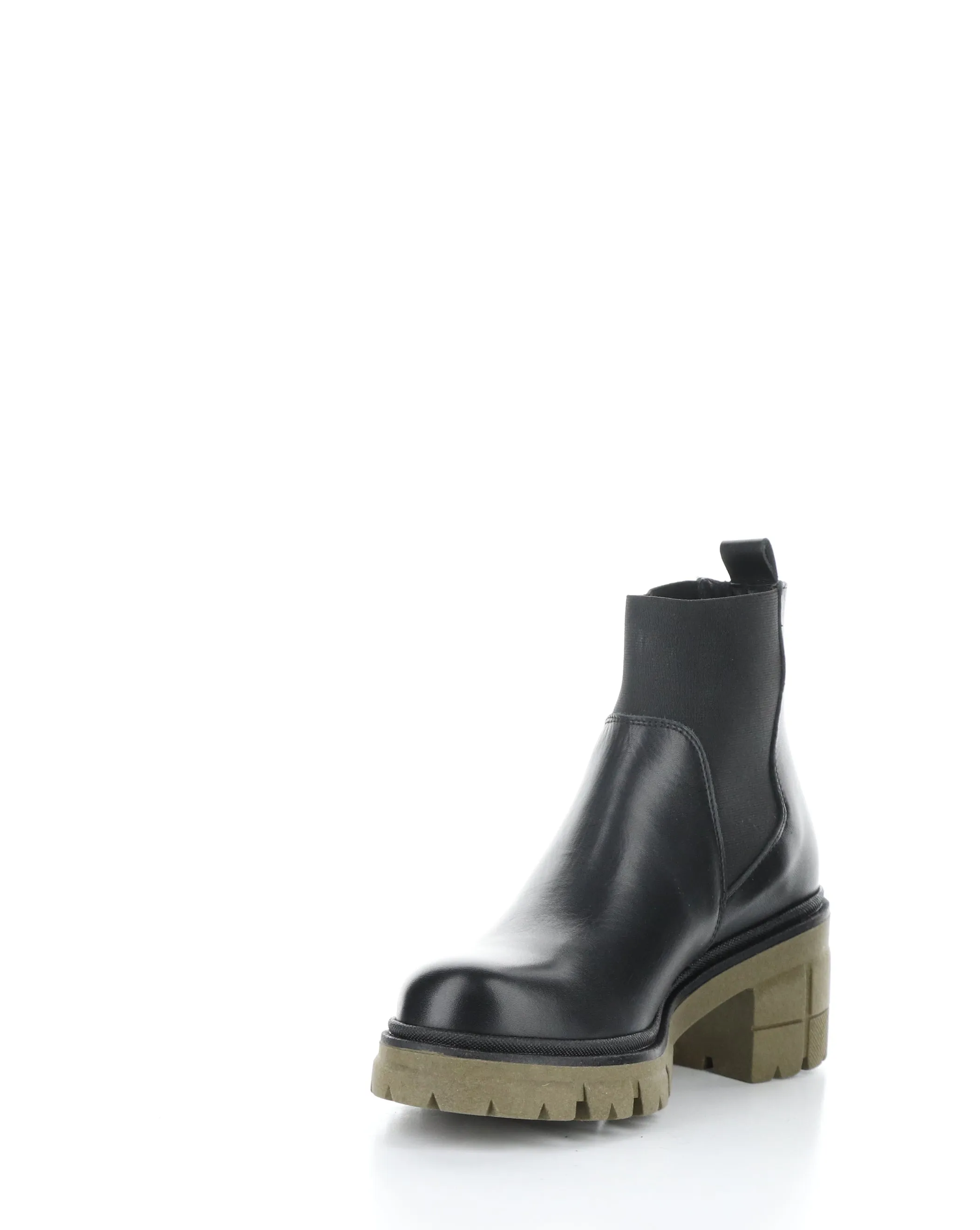 BIANC BLACK/KHAKI Elasticated Boots