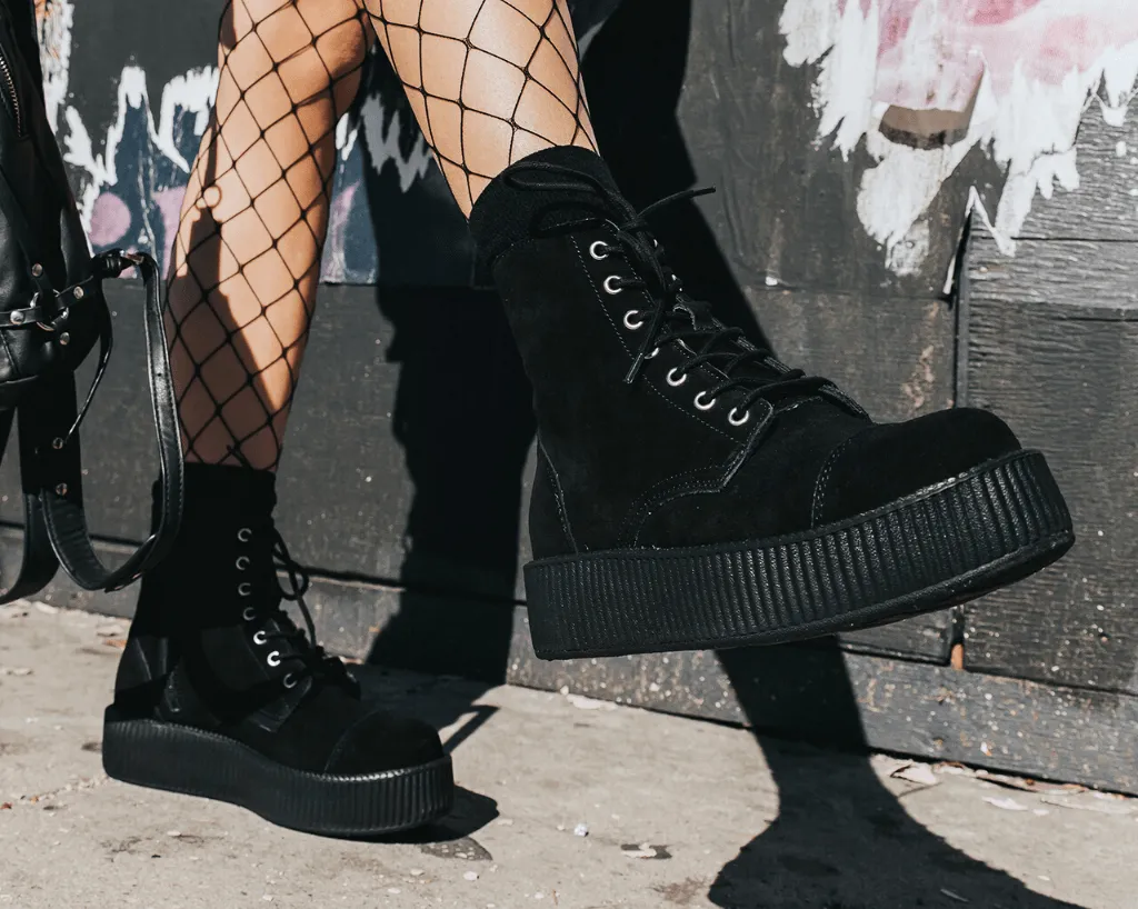 Black Suede Viva Mondo Boots