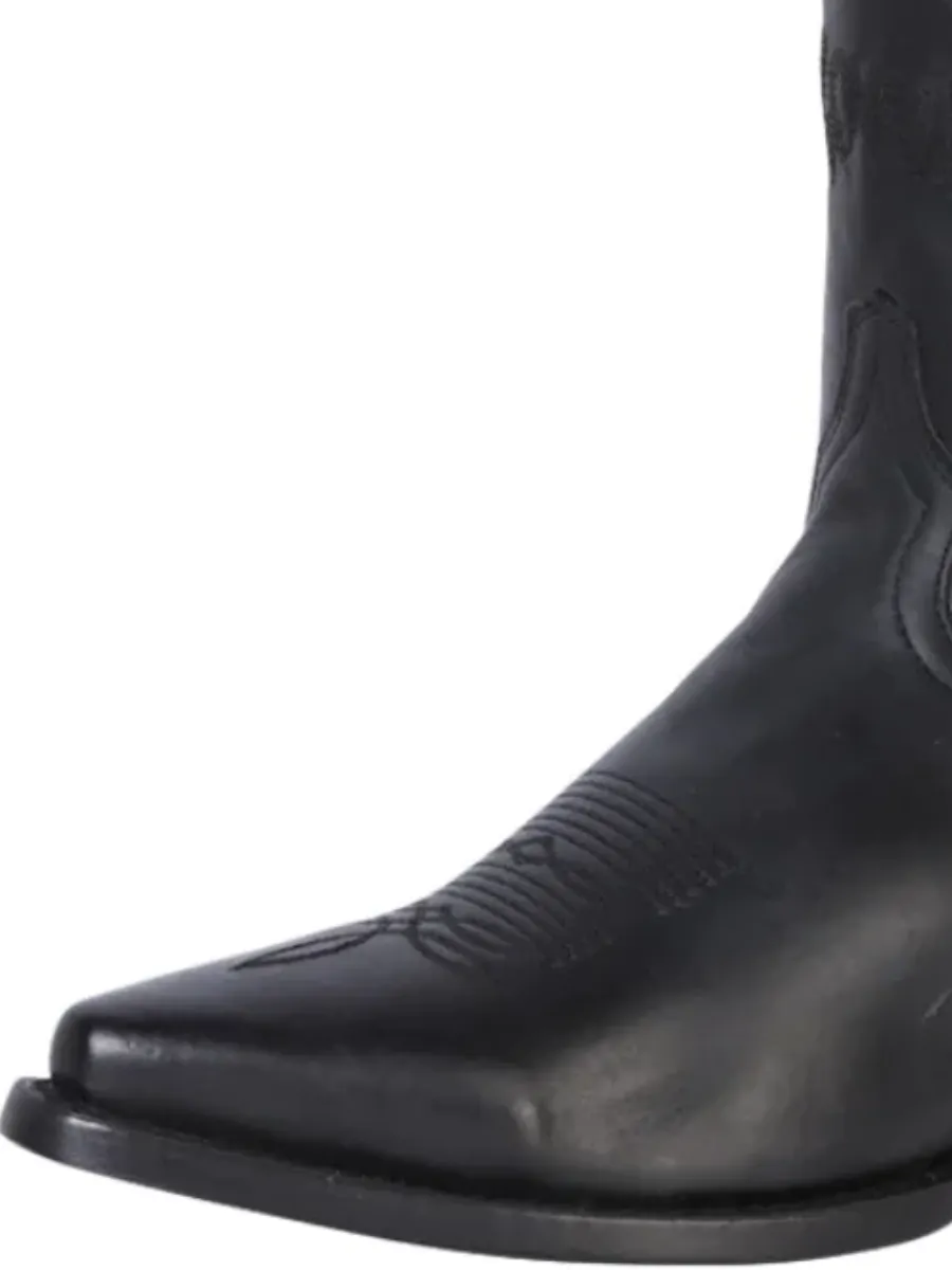 Botas Vaqueras Clasicas de Piel Genuina para Hombre 'Rodeo Bravo' - ID: 135