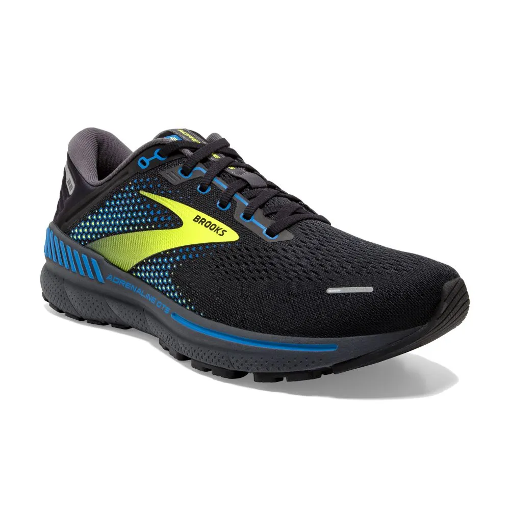 'Brooks' Men's Adrenaline GTS 22 - Black / Blue / Nightlife