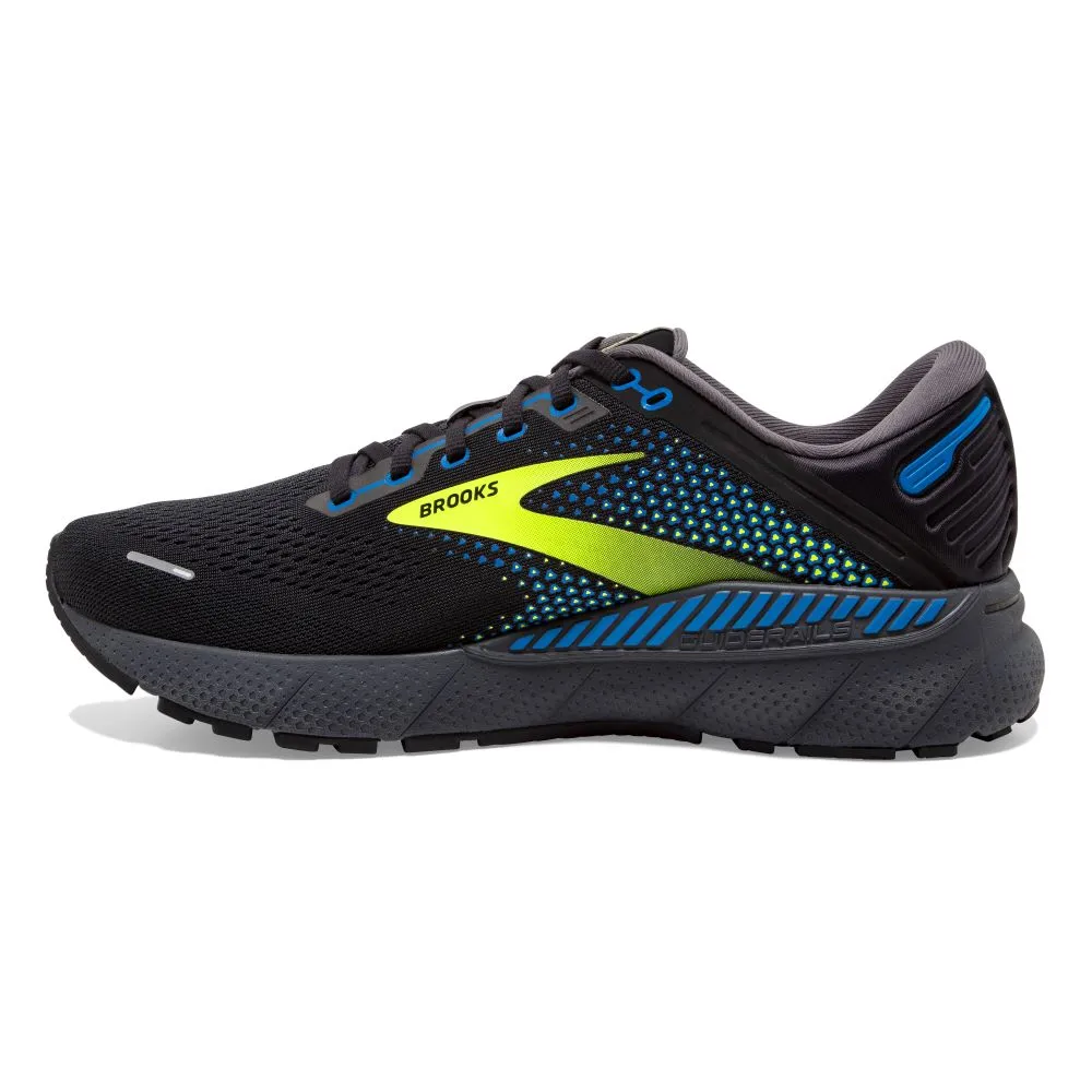 'Brooks' Men's Adrenaline GTS 22 - Black / Blue / Nightlife