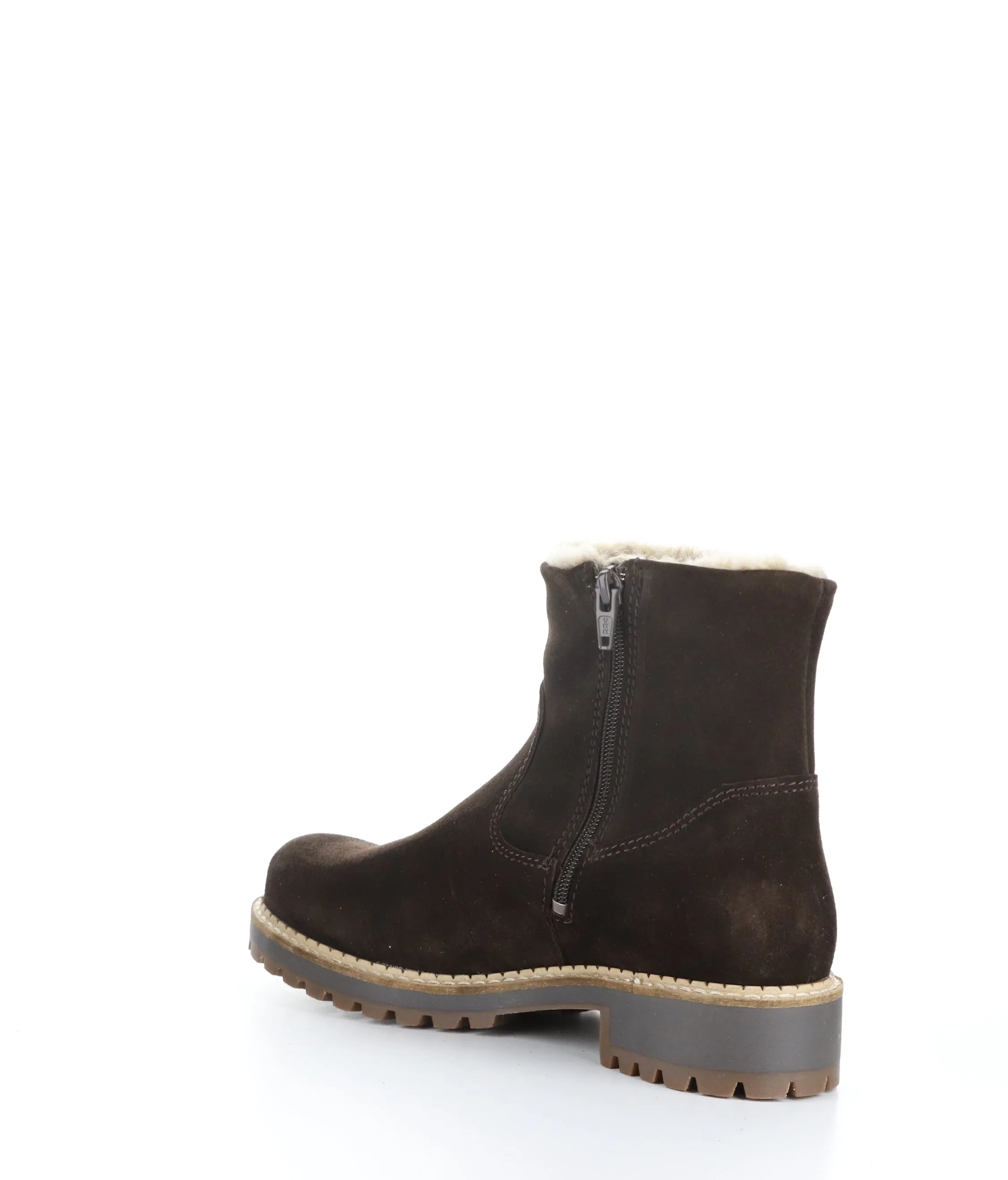 CALIB COFFEE Round Toe Boots