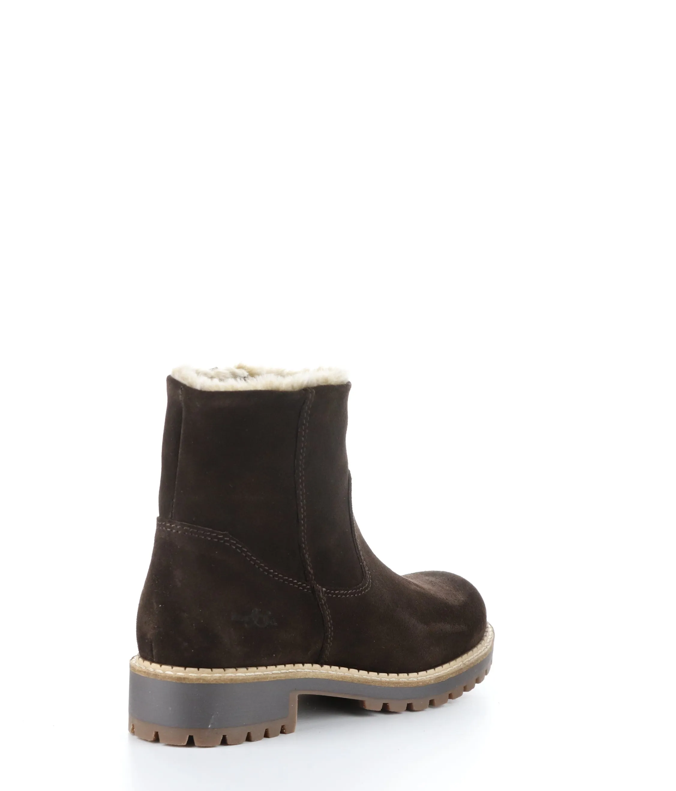 CALIB COFFEE Round Toe Boots