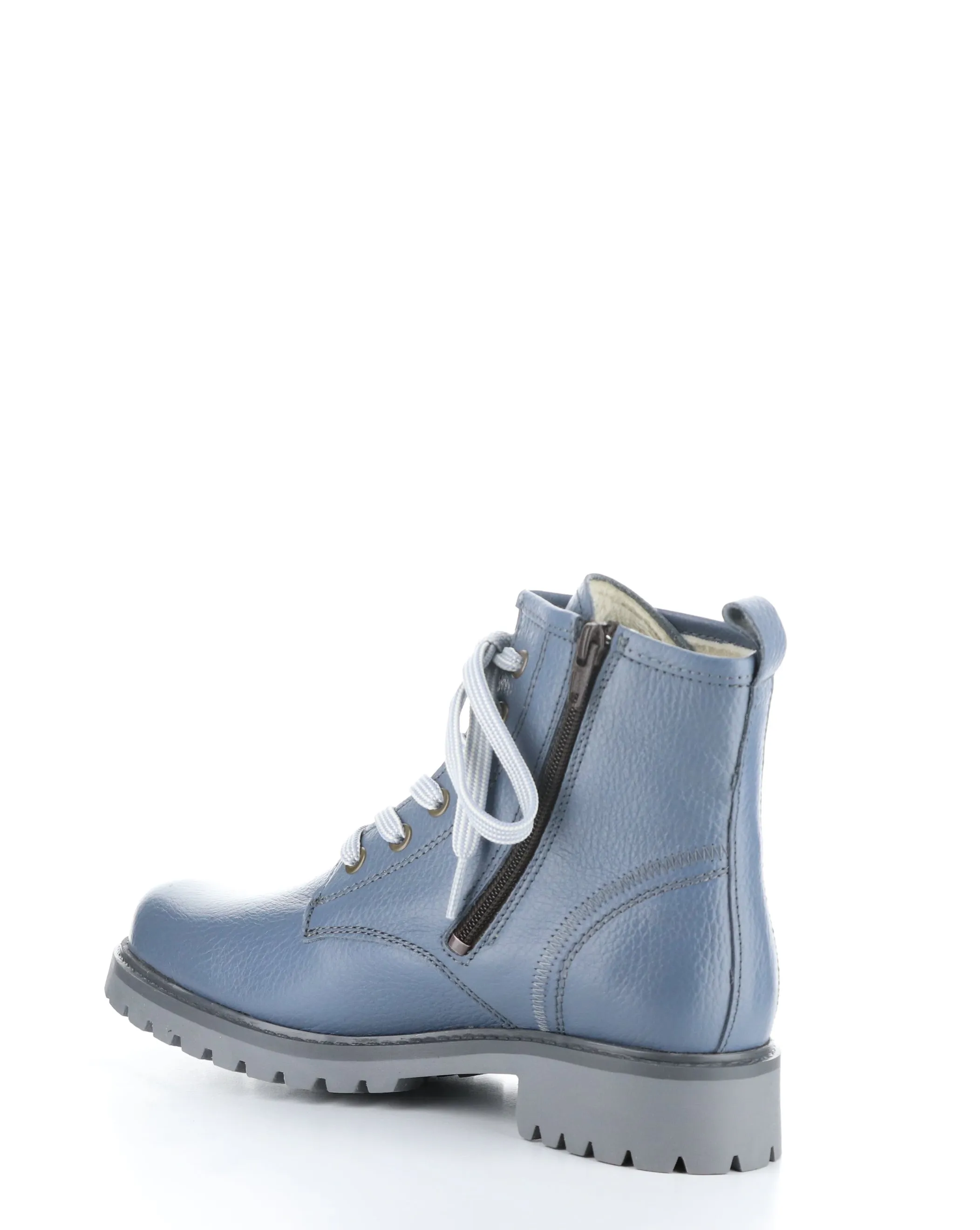 CARINAS STEEL BLUE Round Toe Boots