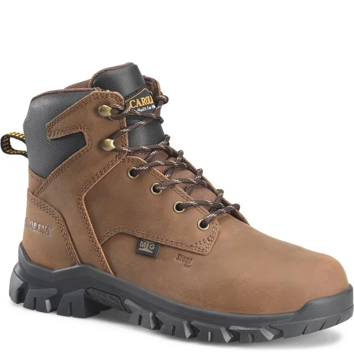 'Carolina' Men's 6 Gruntz Int. MetGuard EH Steel Toe - Dark Brown