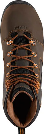 'Danner' Men's 4.5" Vicious WP Comp Toe Hiker - Brown / Orange