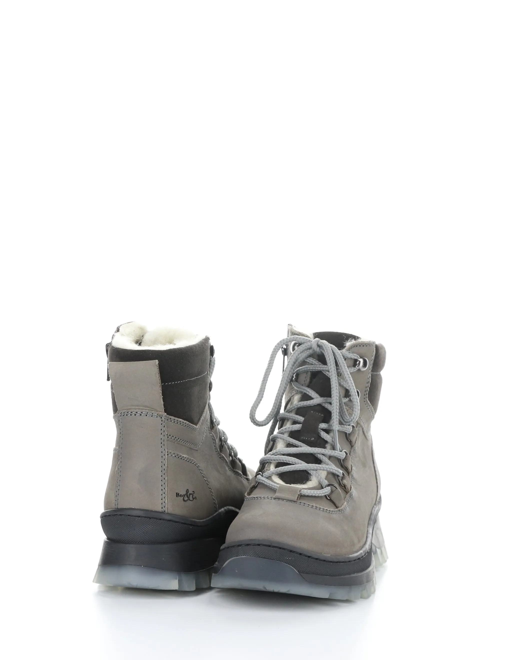 DIAS GREY Round Toe Boots