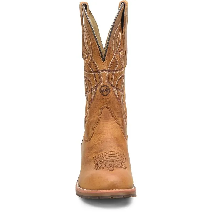 'Double H' Men's 11 Toscosa SR Western Round Toe Roper - Tan