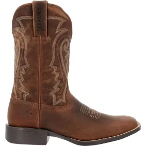 'Durango' Men's 11" Westward Western Square Toe - Prairie Brown