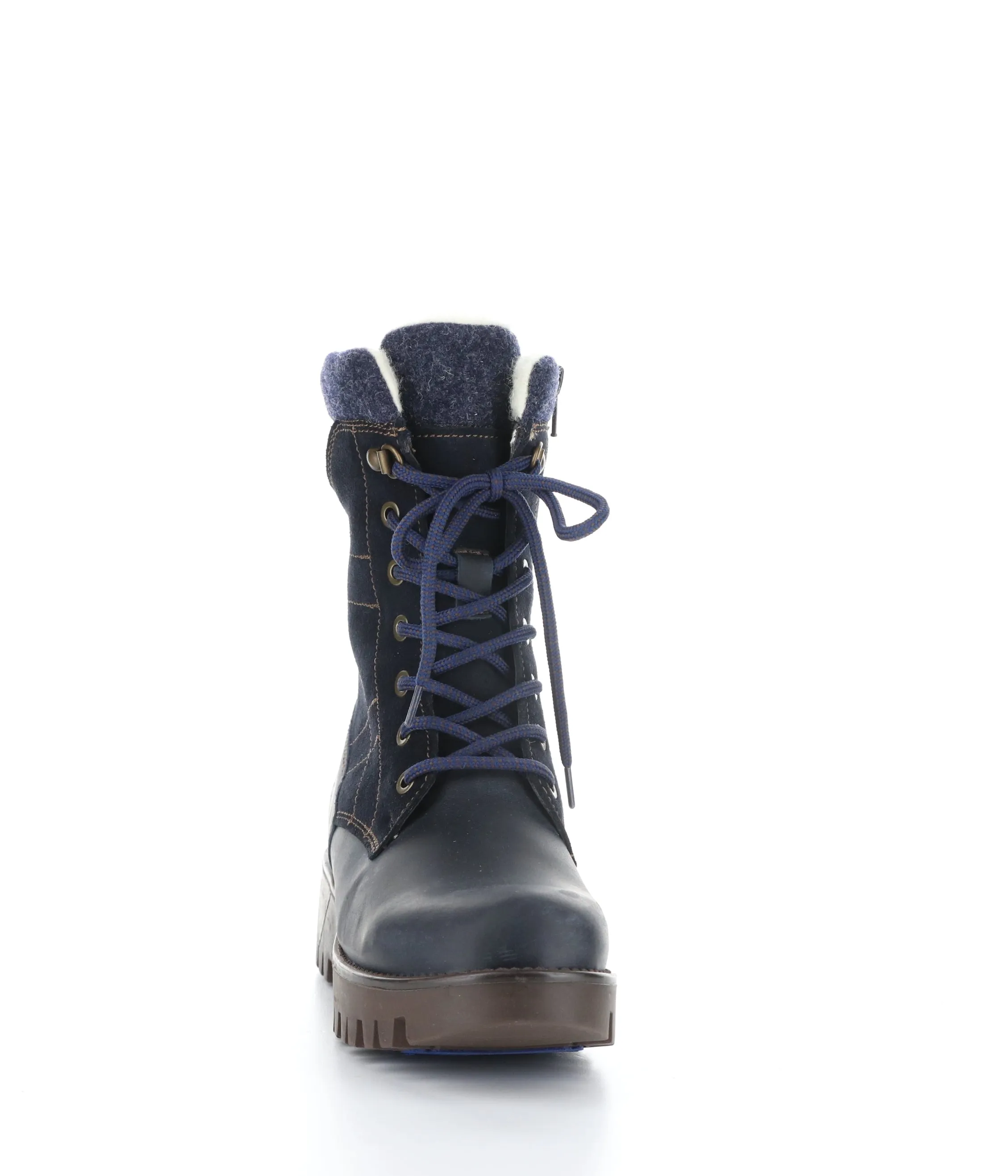 GALA PRIMA NAVY Round Toe Boots