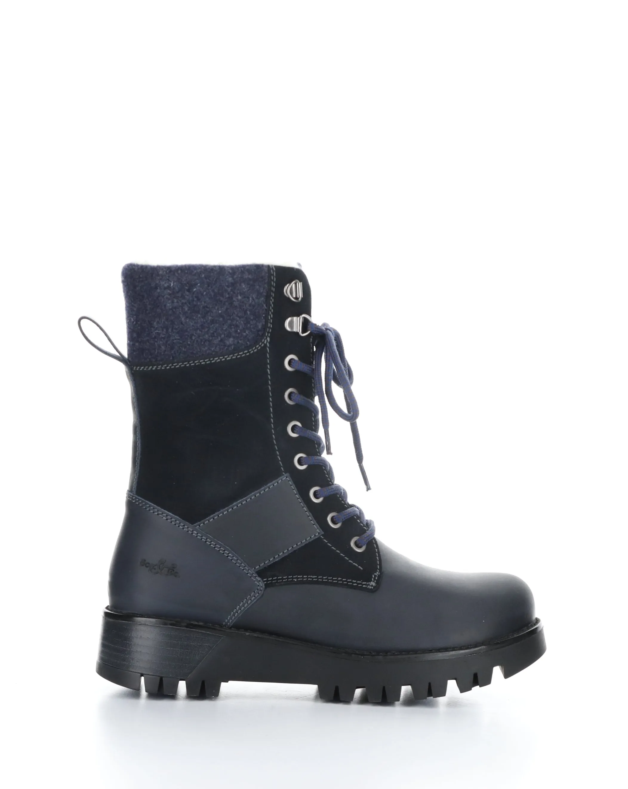 GENUS PRIMA NAVY Round Toe Boots