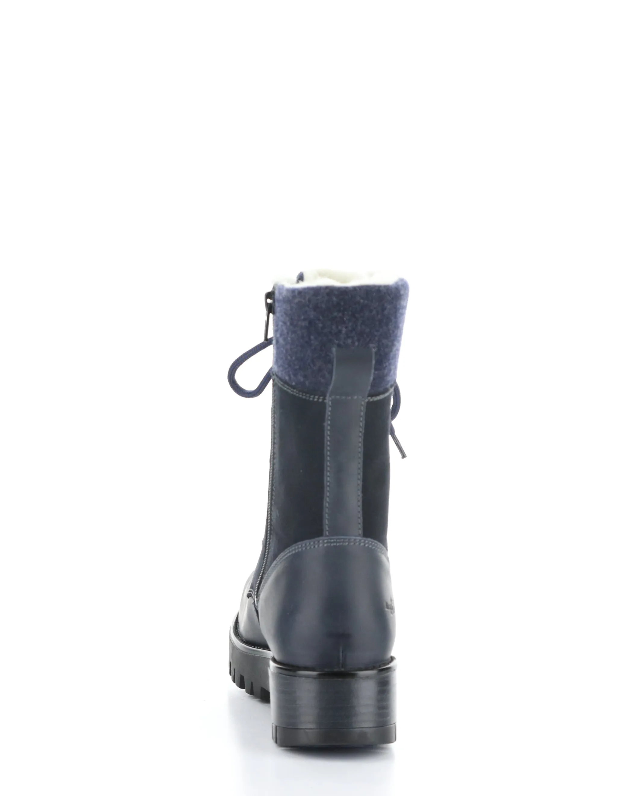 GENUS PRIMA NAVY Round Toe Boots