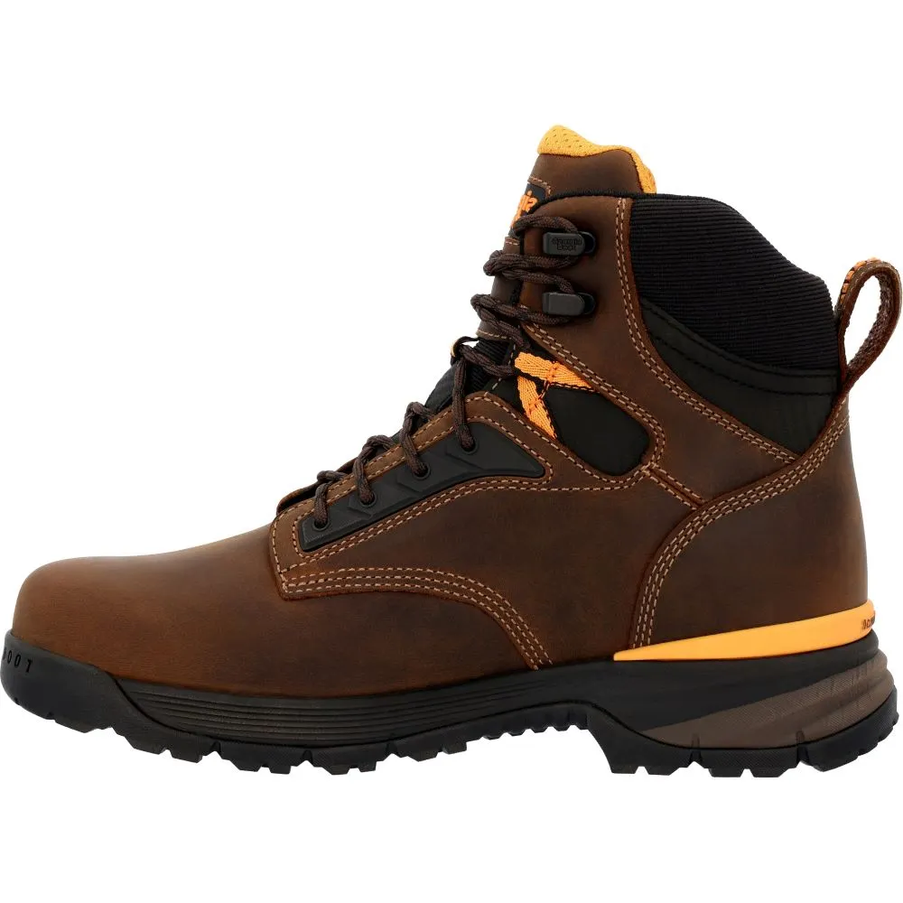 'Georgia Boot' Men's 6 TBD EH WP Alloy Toe - Brown