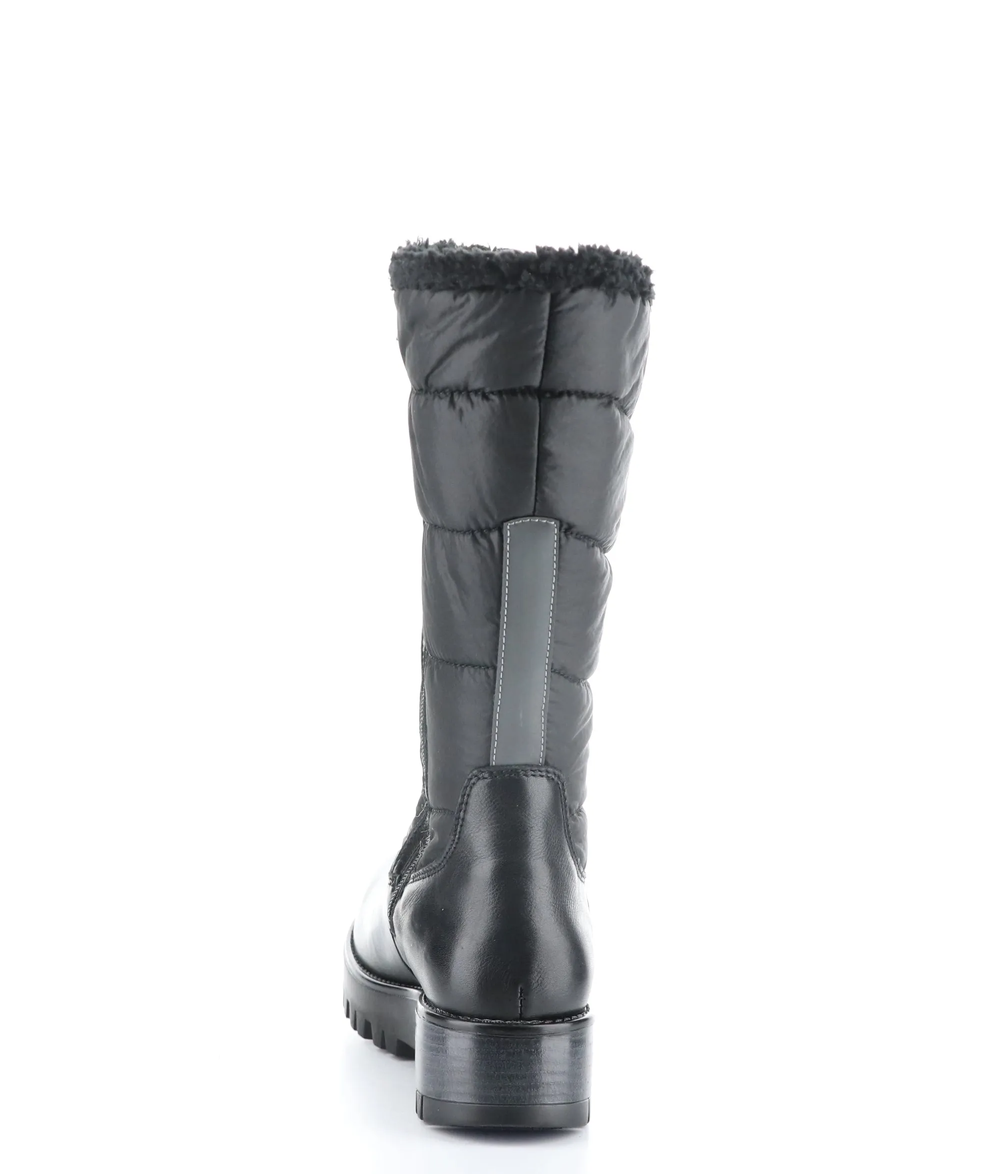 GRACEN PRIMA BLACK Round Toe Boots