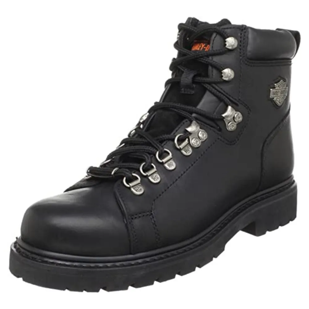 Harley Davidson Men's Dipstick 6 Inch WP Steel Toe Safety Work Boot - Black D10035