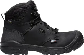 'Keen Utility' Men's 6 Independence EH WP Comp Toe - Black / Black