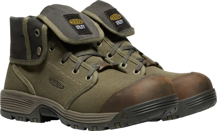 'Keen Utility' Men's Roswell Mid EH Carbon-Fiber Toe - Military Olive / Black Olive