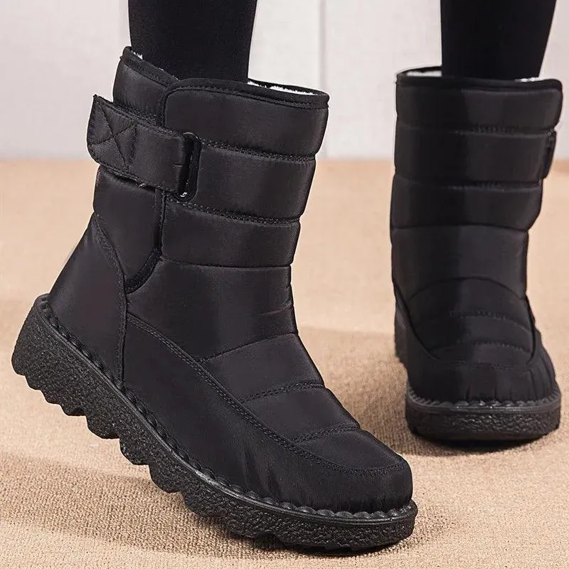 Ladies Slip-On Waterproof Winter Boots