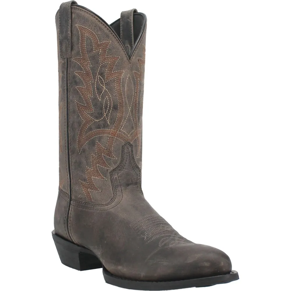 'Laredo' Men's 12 Weller Western Round Toe - Grey