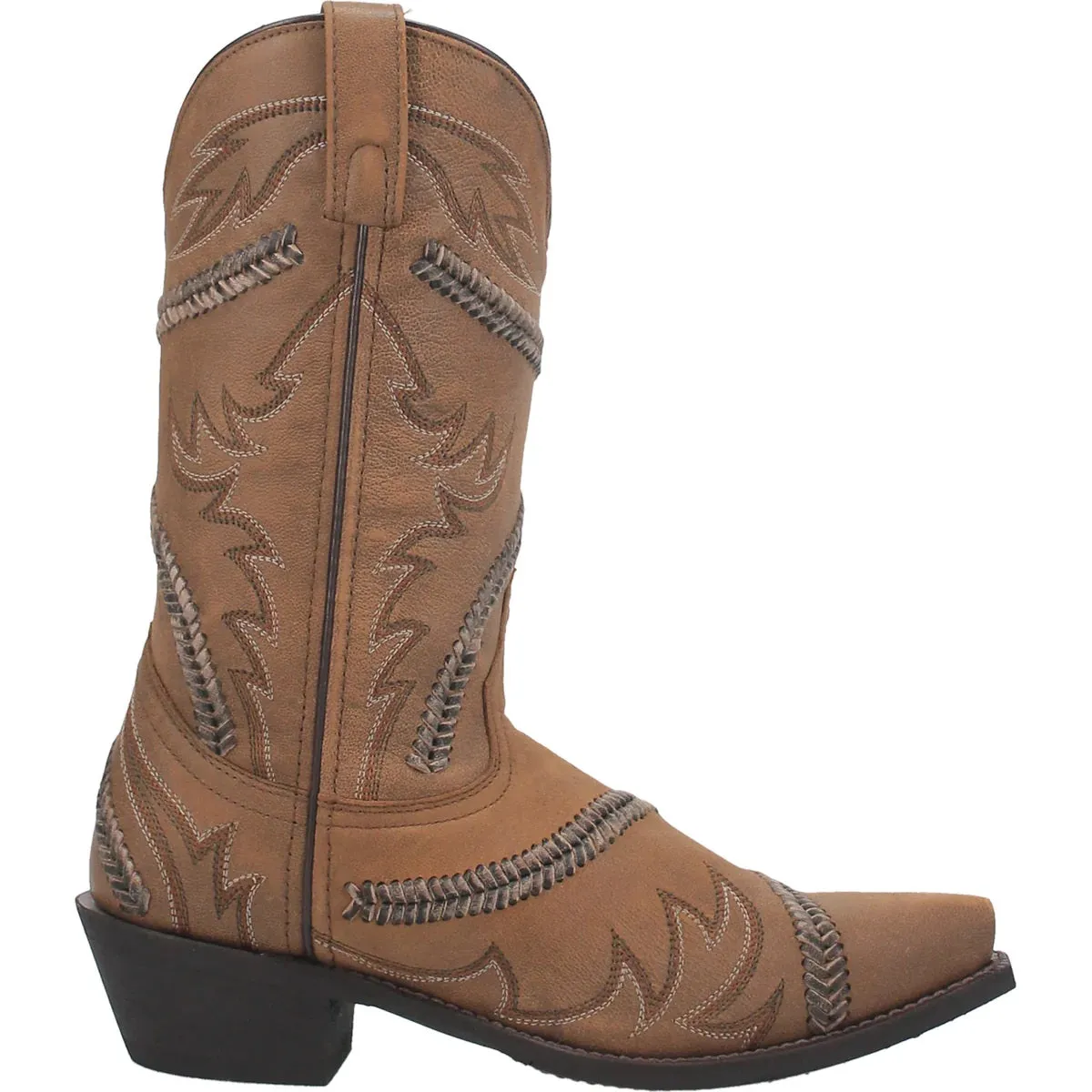 'Laredo' Men's 12" Lawry Western Fashion Snip Toe - Tan