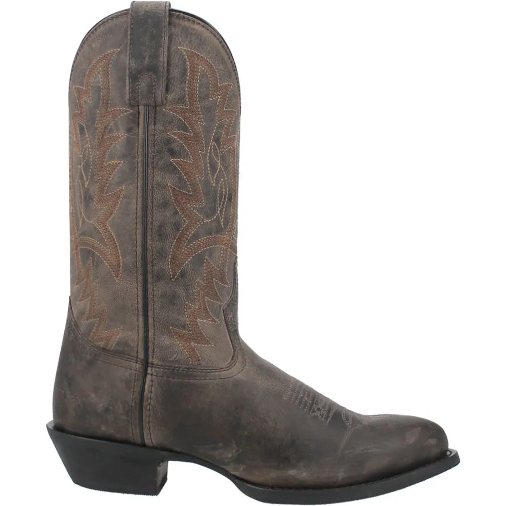 'Laredo' Men's 12" Weller Western Round Toe - Grey