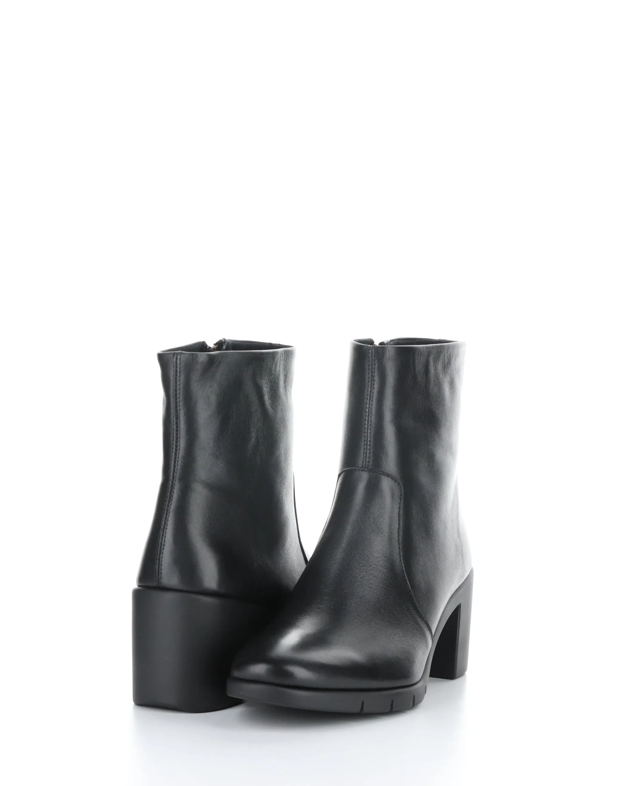 LIVE WELL BLACK Round Toe Boots