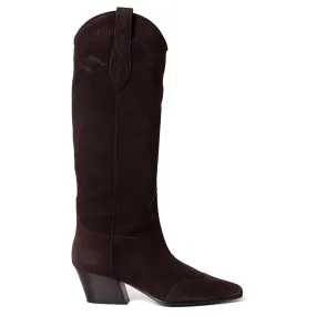 Muira Women's Suede Western Knee-high Boot