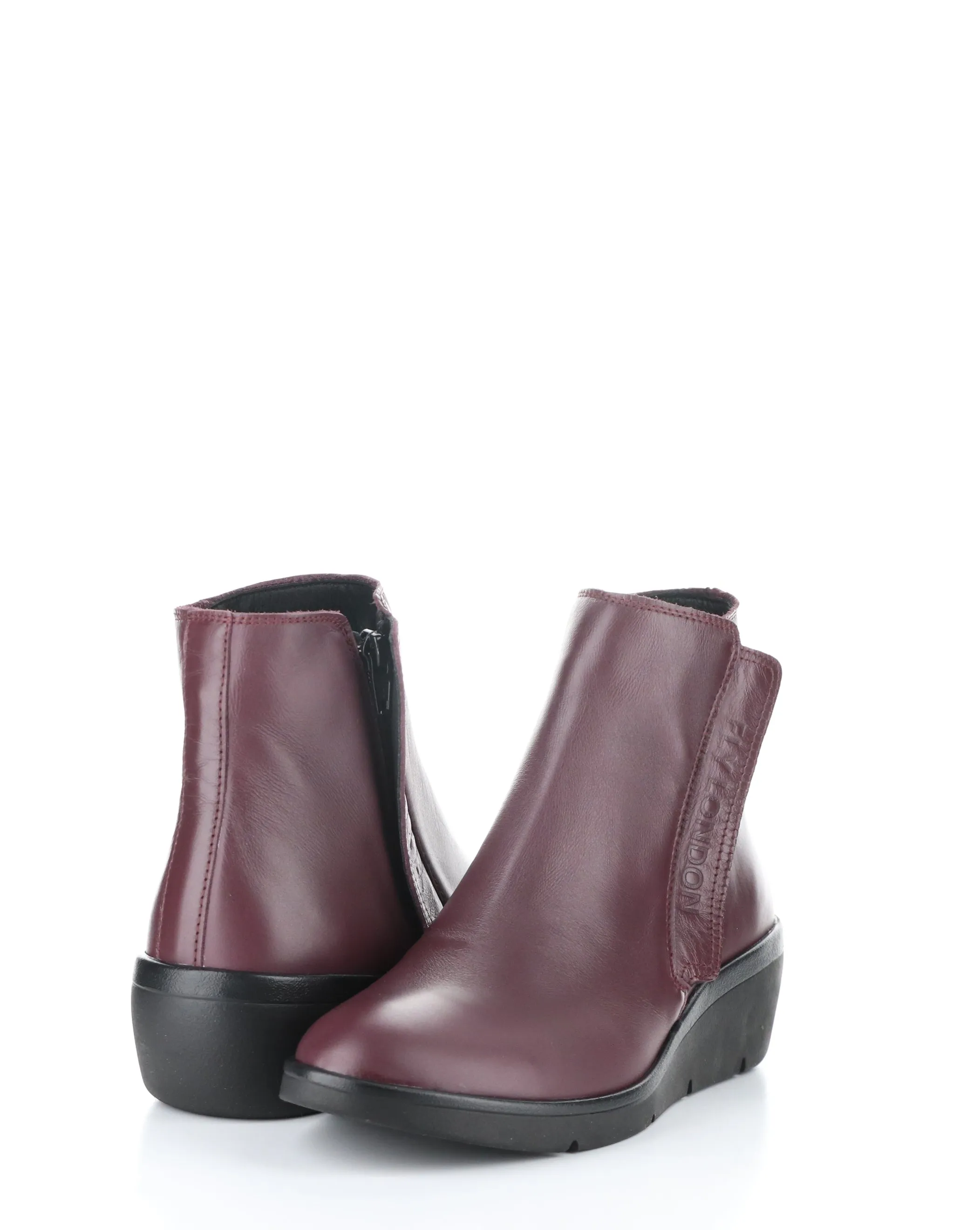 NULA550FLY 005 BORDEAUX Round Toe Boots