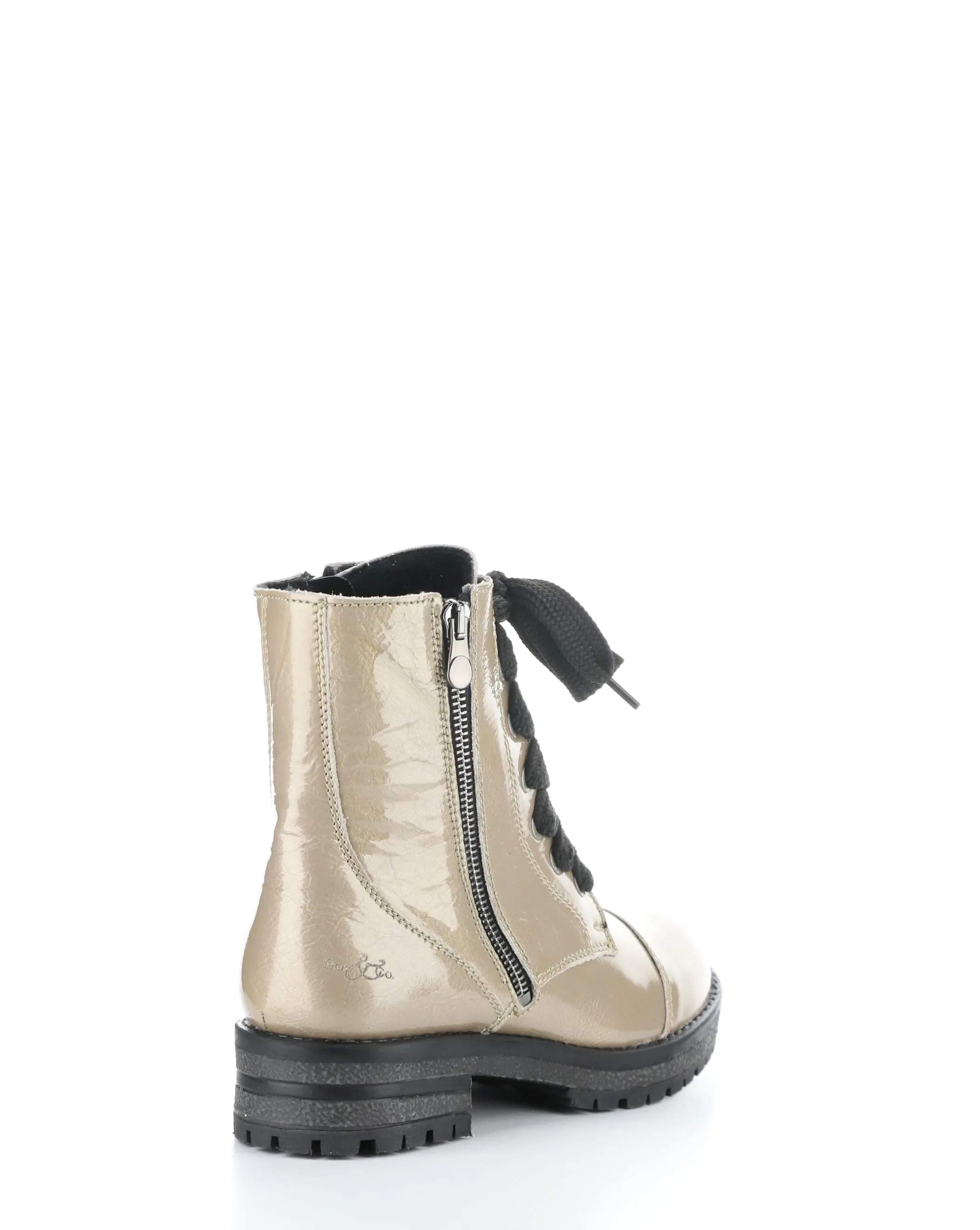 PAULIE TAUPE Round Toe Boots