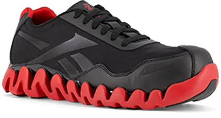 'Reebok' Men's Zig Pulse ESD Comp Toe - Black / Red