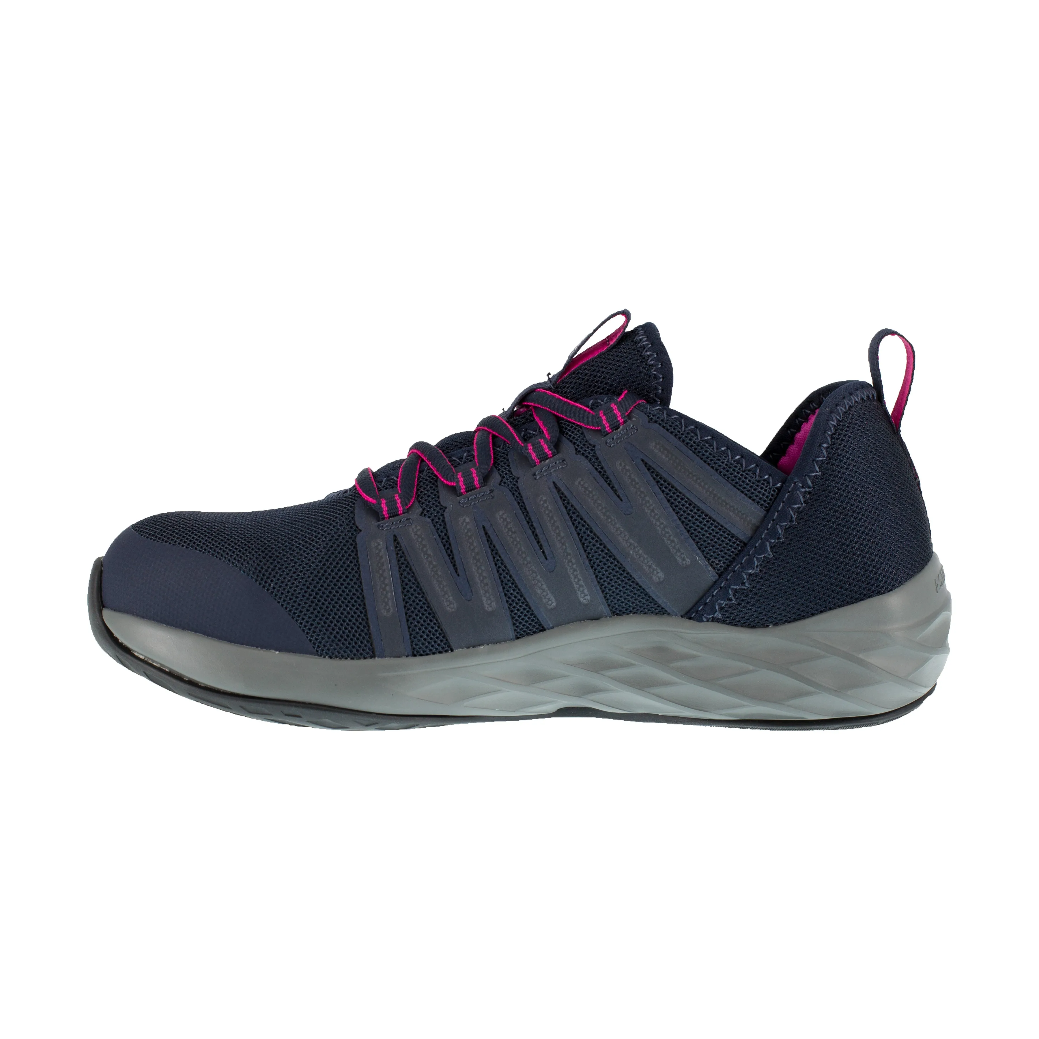 'Reebok' Women's Astride Athletic SR Steel Toe - Navy / Fuschia