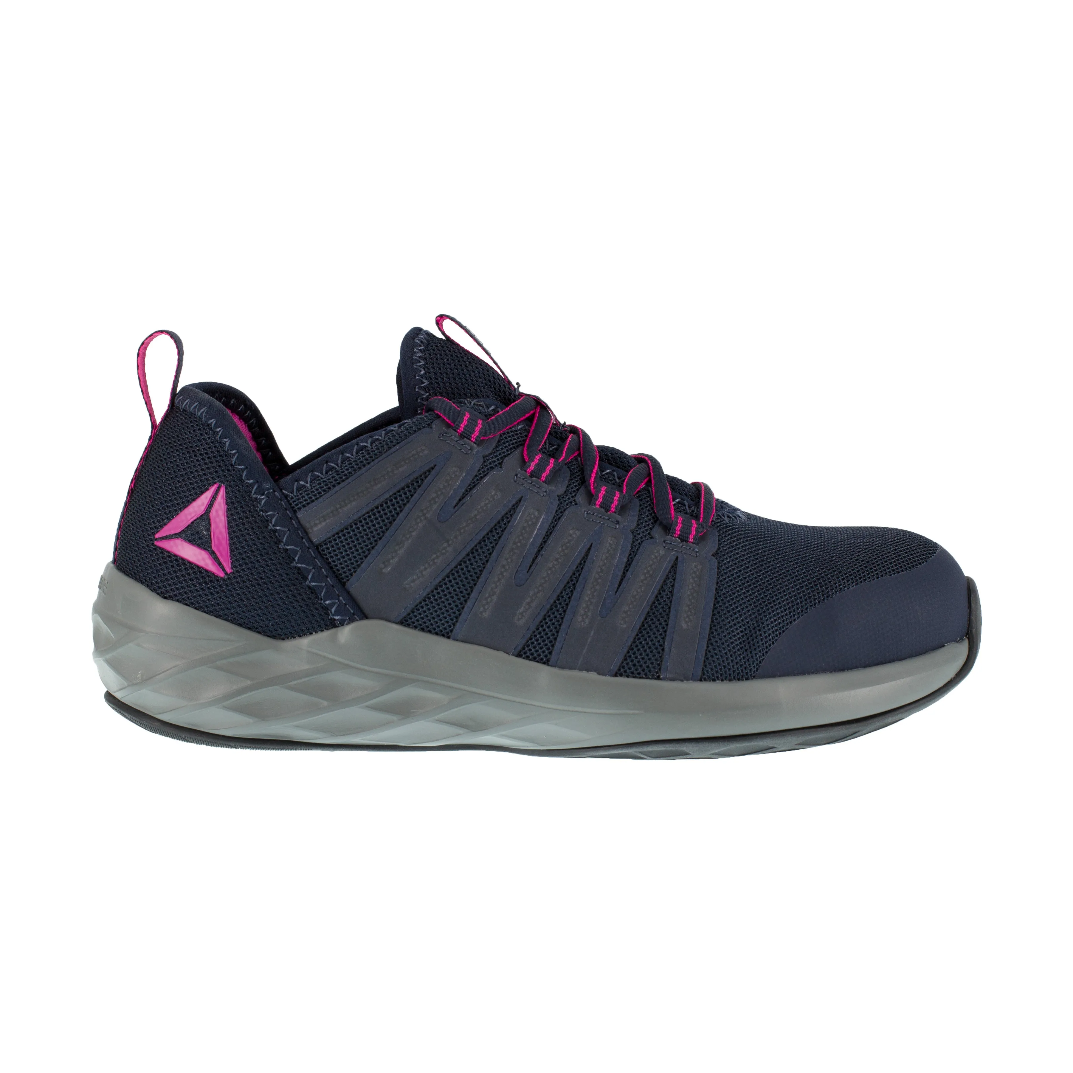 'Reebok' Women's Astride Athletic SR Steel Toe - Navy / Fuschia