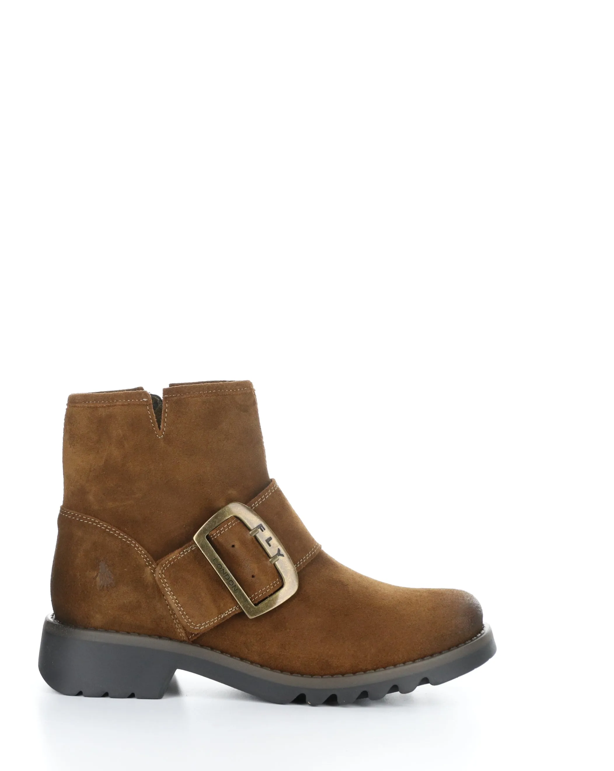 RILY991FLY 009 CAMEL Round Toe Boots