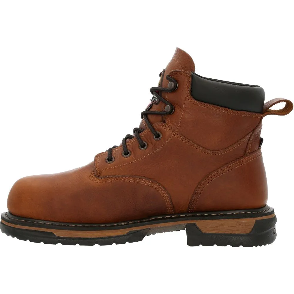 'Rocky' Men's 6" Ironclad MetGuard EH WP Steel Toe - Brown