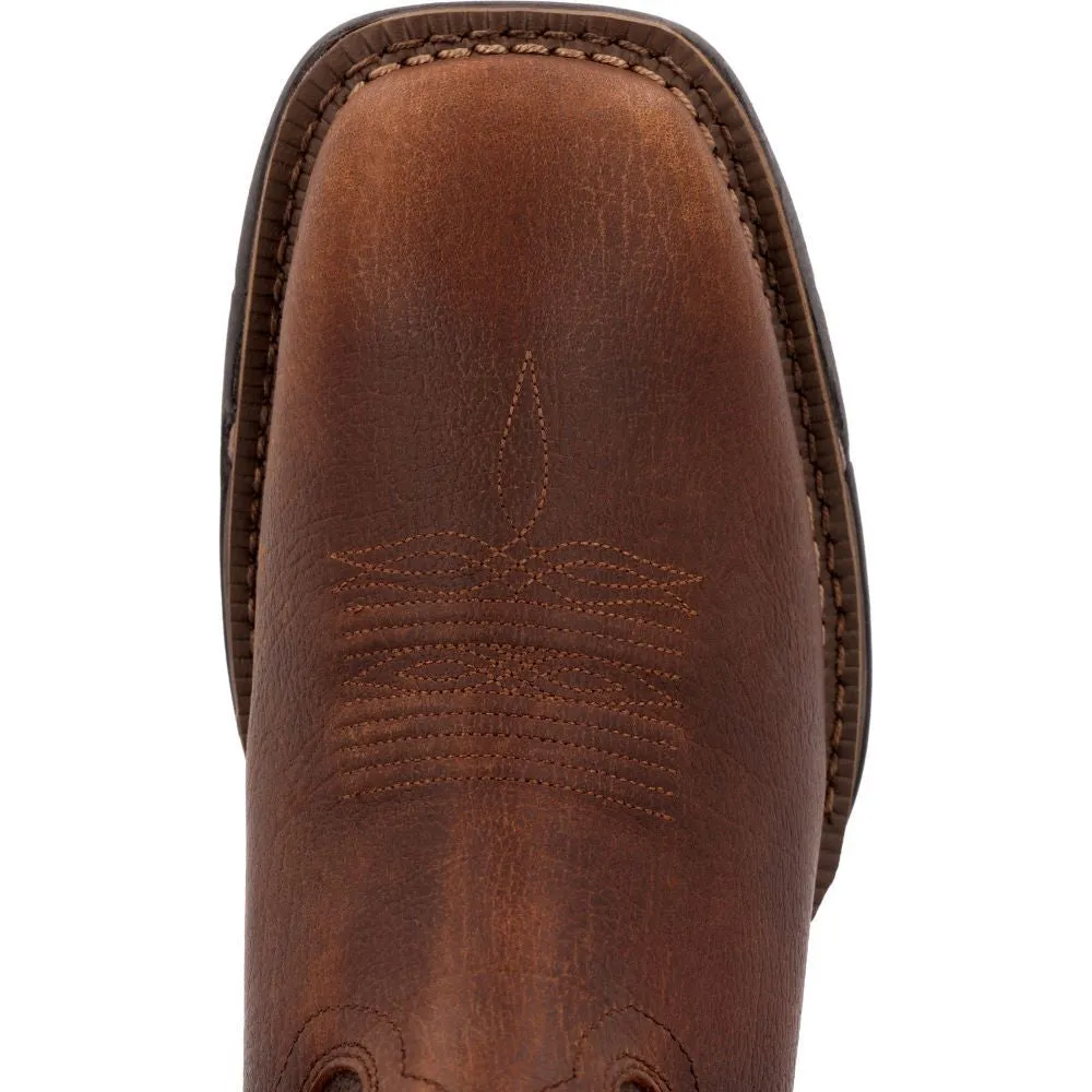 'Rocky' Men's Long Range Western WP Soft Toe - Brown