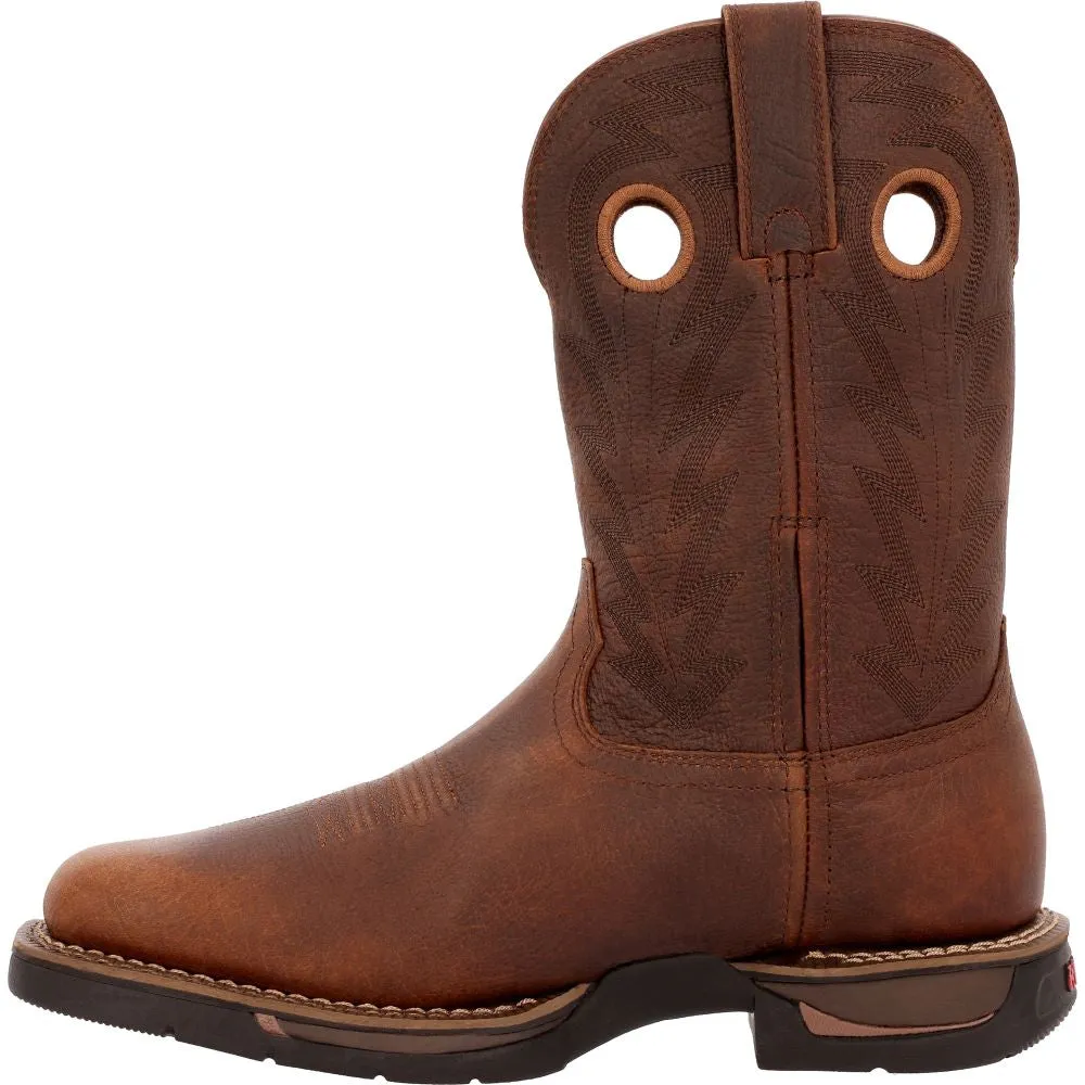 'Rocky' Men's Long Range Western WP Soft Toe - Brown