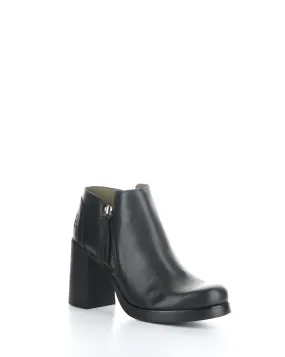 SHAR986FLY 000 BLACK Round Toe Boots